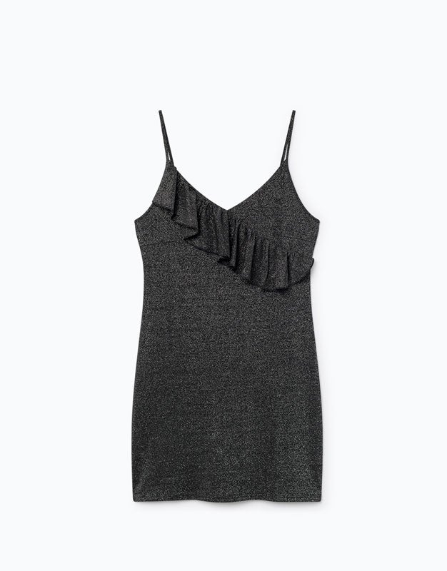 Minivestido con volante de Lefties. Precio: 13 euros.