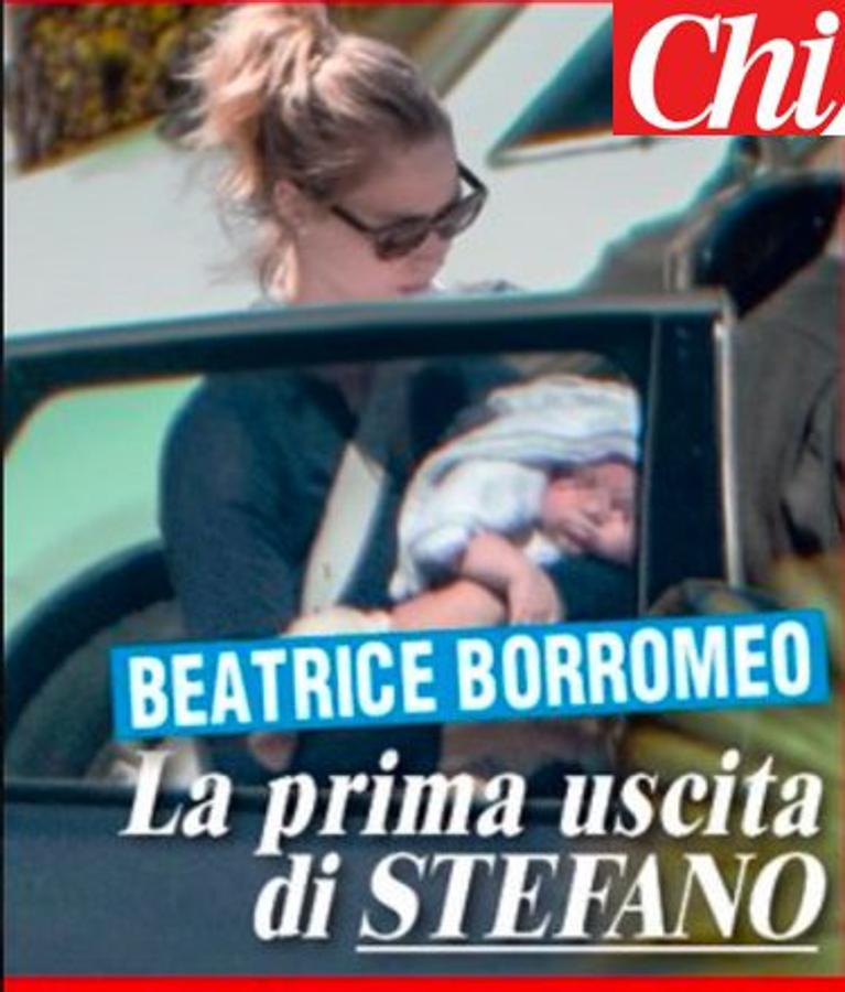 La revista 'Chi' consiguió la primer aimagen del bebé dePierre Casiraghi y Beatrice Borromeo.