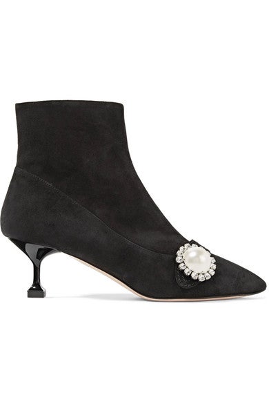 Botines joya de Miu Miu. Precio: 890 euros.