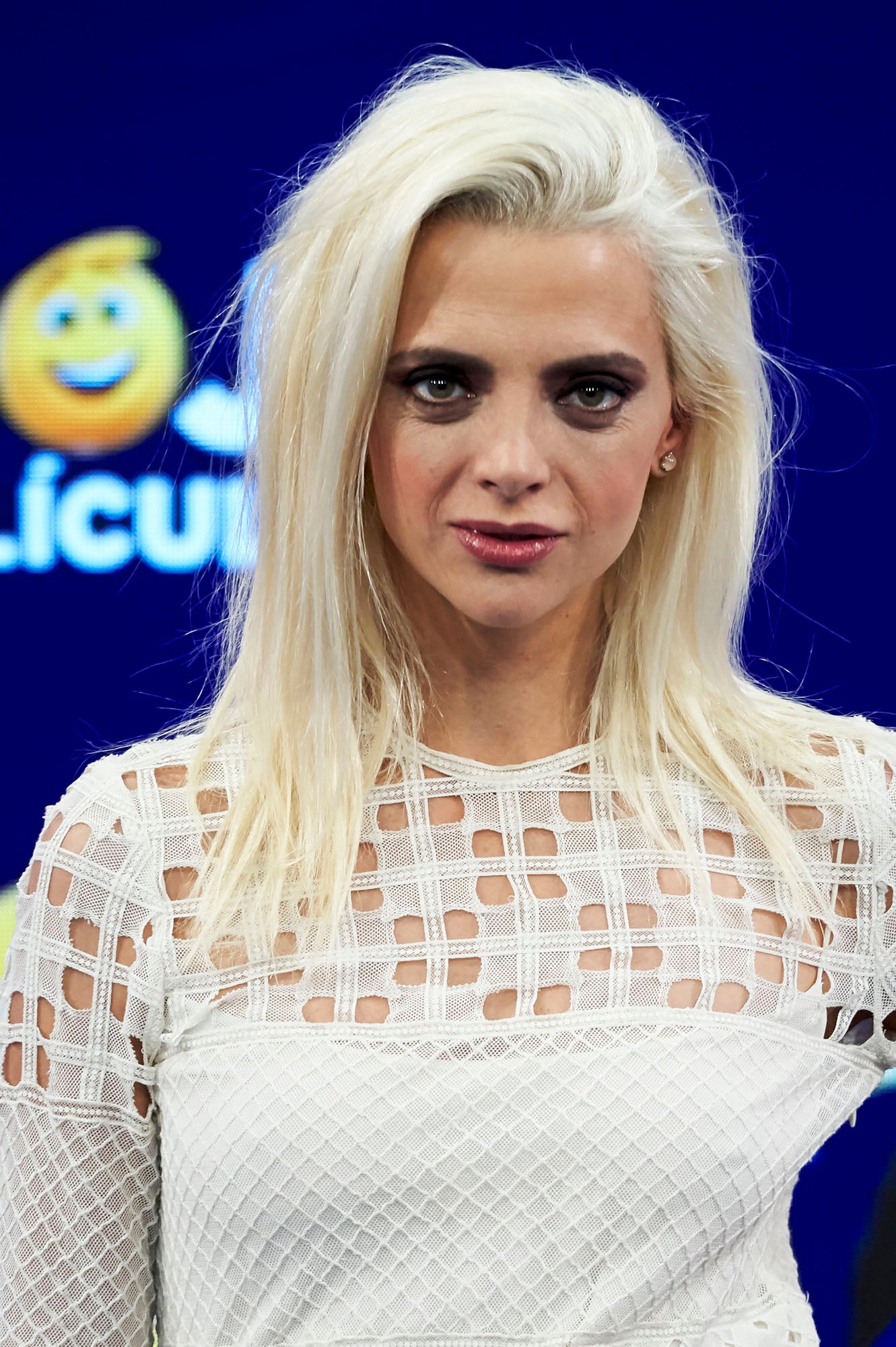 Macarena Gómez cambió su castaño habitual por el rubio platino durante unos meses.