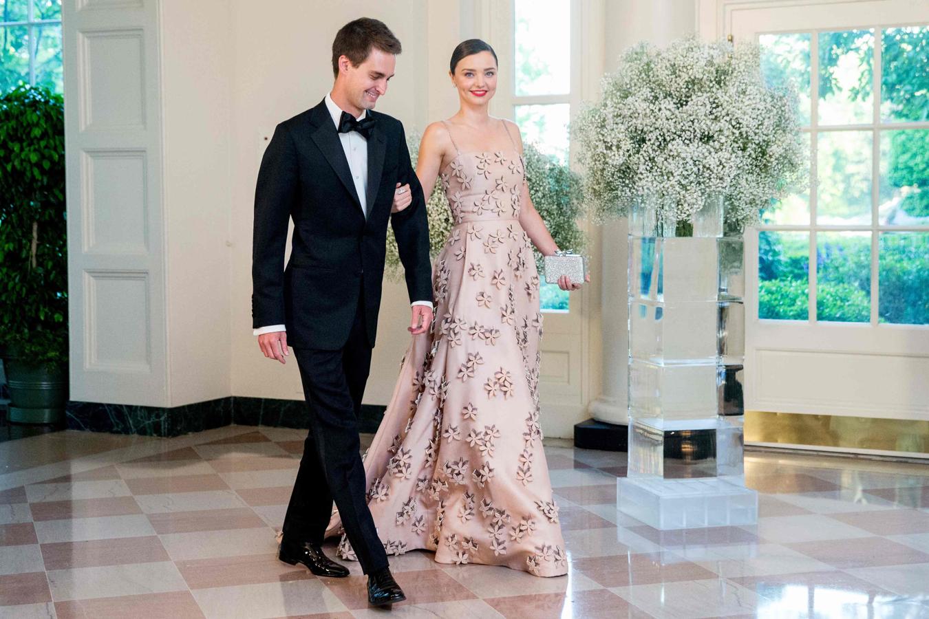Miranda Kerr y Evan Spiegel se casaban este año y ahora esperan su primer hijo (segundo para ella).
