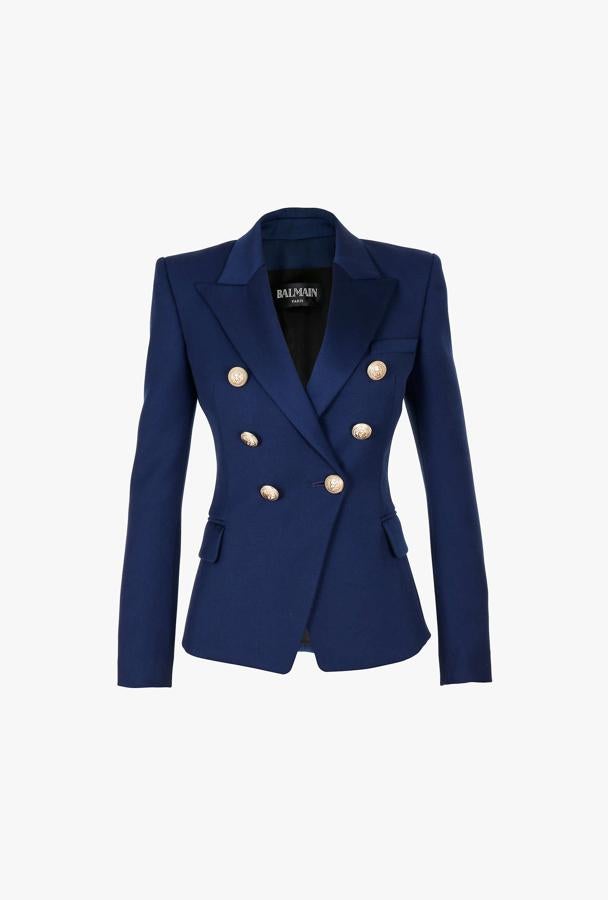 Una blazer de inspiración militar de Balmain (Precio: 1.590 euros).