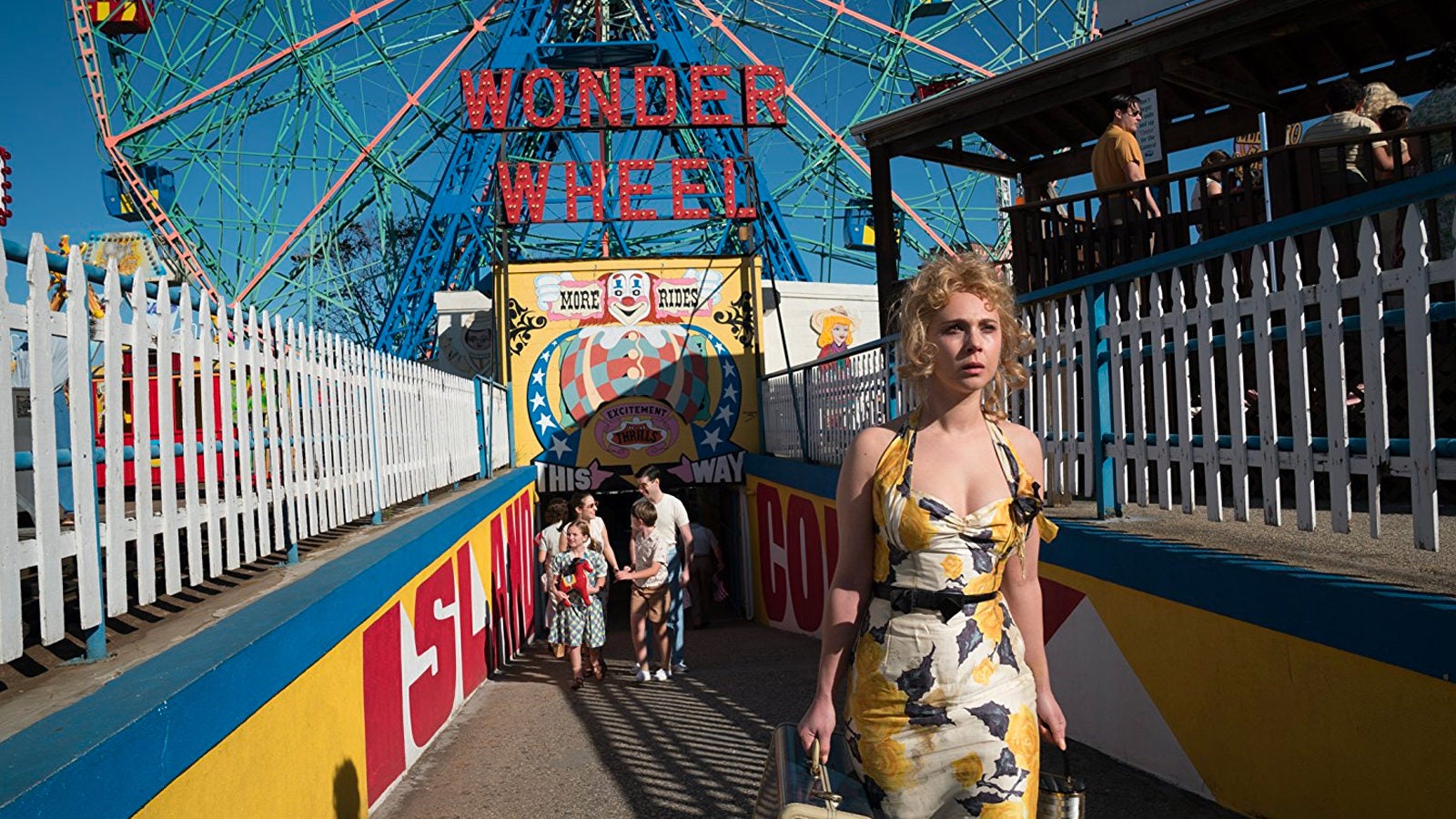 'Wonder Wheel' es lo último del director Woody Allen. Las aventuras de cuatro personas se cruzan en medio del bullicio del parque de atracciones de Coney Island en los años 50.