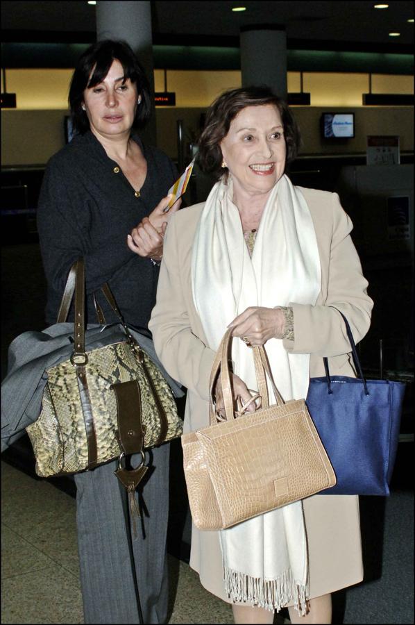 Carmen Franco con Carmen Martínez Bordiu en Miami en 2007.