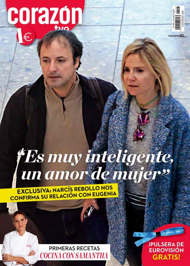 Las semanas anteriores a la publicación de esta portada se había rumoreado que Eugenia Martínez de Irujo estaba de nuevo enamorada, pero no había confirmación. Nos la dio el directivo discográfico Narcís Rebollo.