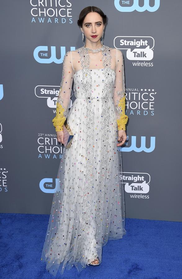 Zoe Kazan se decantó por un diseño de Valentino.