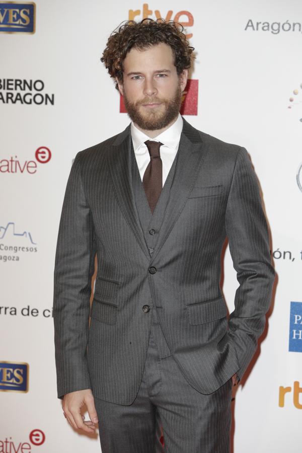 El también actor Álvaro Cervantes, en los Premios Forqué 2018.
