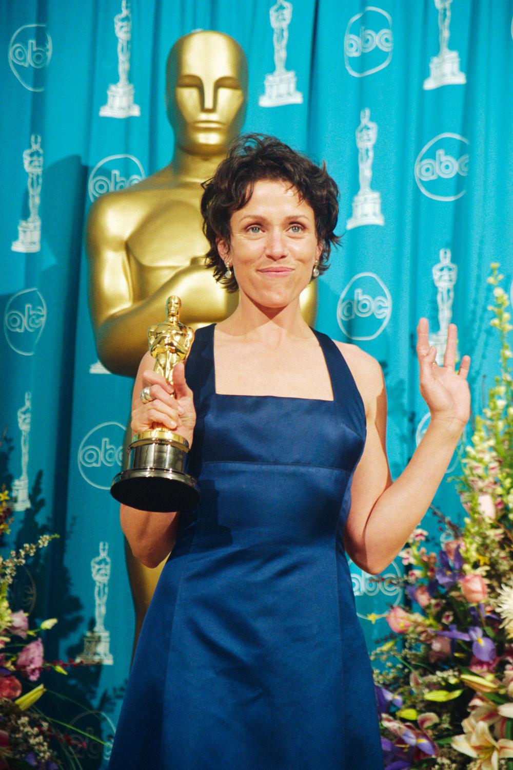 Frances McDormand se llevó el Oscar a Mejor Actriz en el año 1997 por su actuación en 'Fargo'.