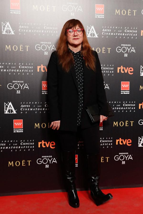 Isabel Coixet en la gala de los nominados a los Premios Goya 2018, donde opta como mejor dirección por la película 'La libería'.