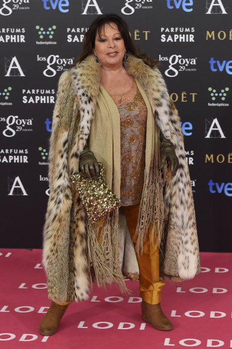 Massiel durante los Premios Goya 2015.