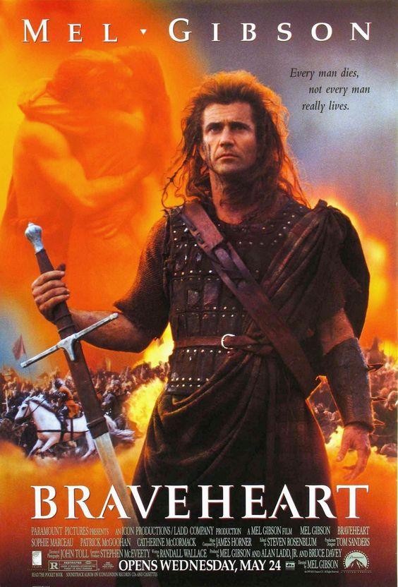 Mel Gibson protagoniza Braveheart, la mejor película del año 1996 según la Academia de Cine de Hollywood.