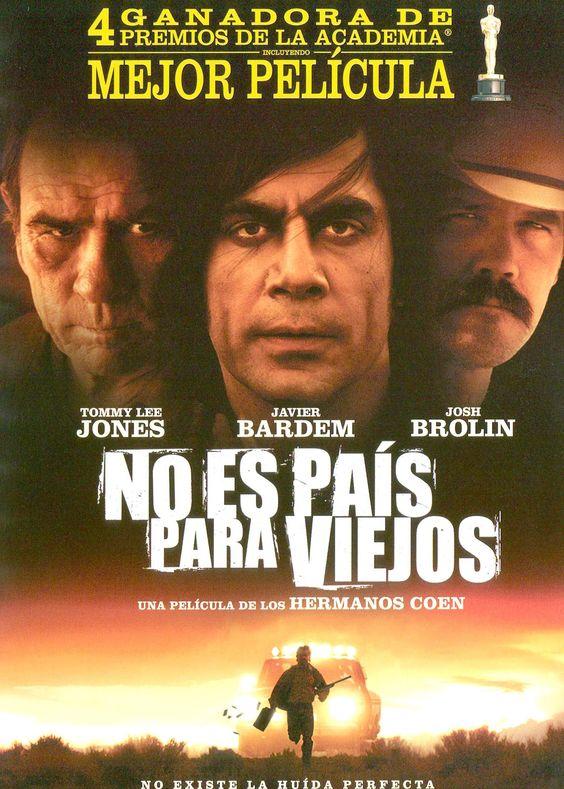 No es país para viejos consiguó el Oscar a Mejor Película en el año 2008. Protagonizada por el espñaol Javier Bardem.