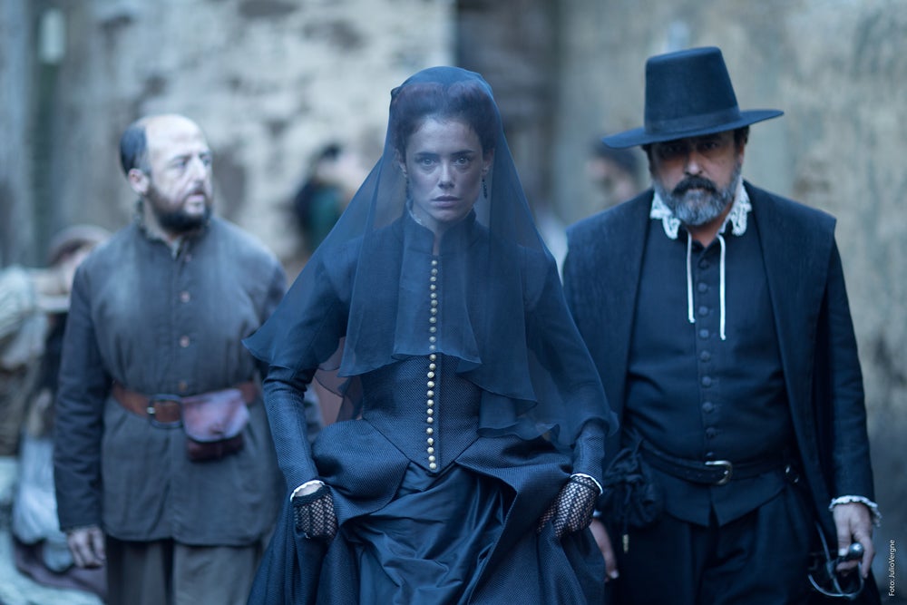 Escena de 'La peste'. Transcurre por las calles de la Sevilla del siglo XVI.