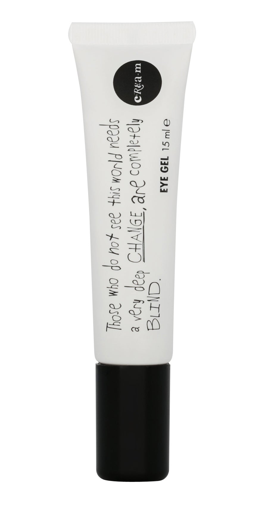 Gel contorno de ojos Eye Gel de Crea-m Cosmetics. Disminuye las arrugas, reduce la hinchazón de bolsas, atenúa el color de las ojeras e ilumina. (25,71€)