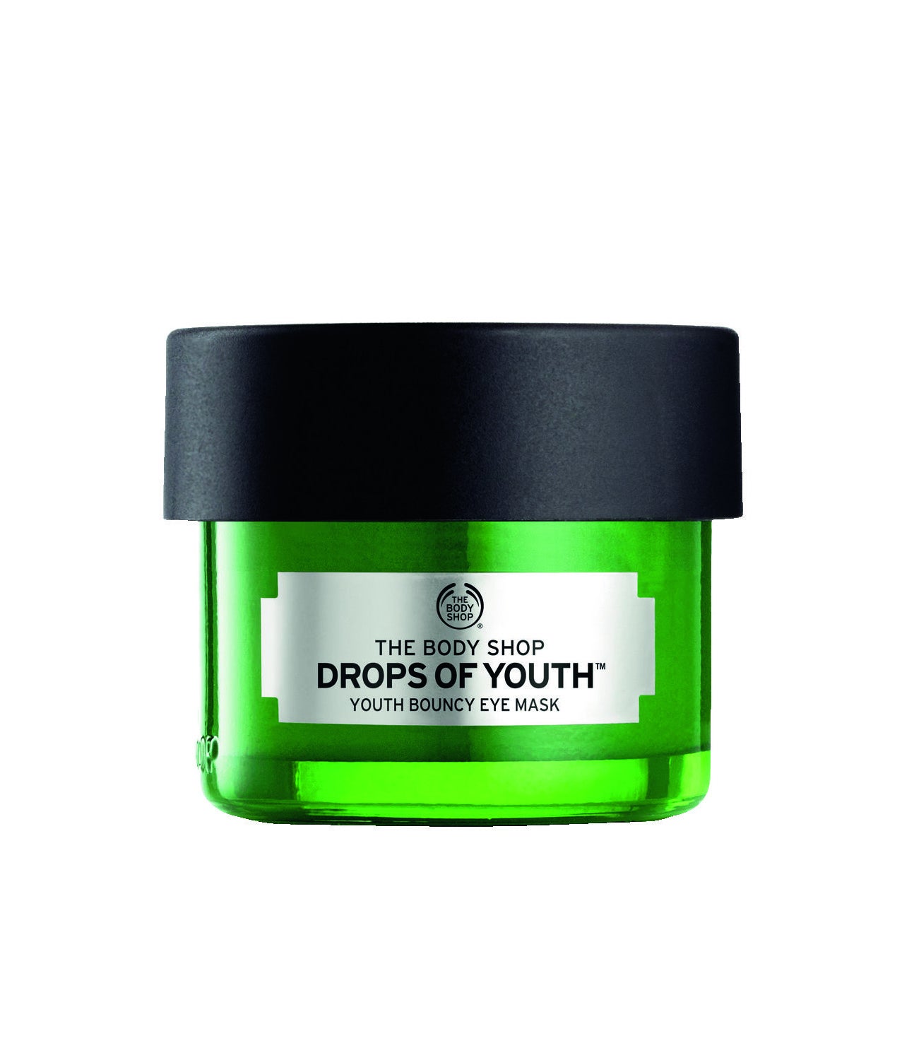 Mascarilla Contorno de Ojos Drops of Youth de The Body Shop. Su textura en gel se funde en la piel, dejándola suave, hidratada y rejuvenecida. (26€)