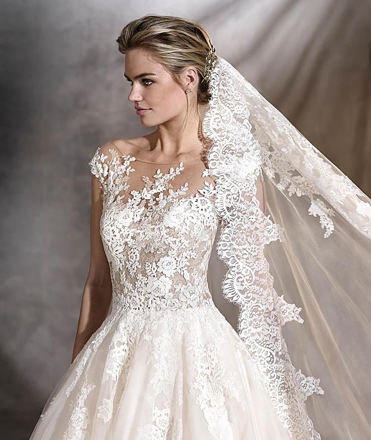 Velo de novia de Pronovias