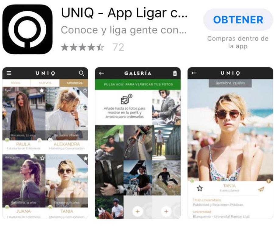 Con derecho de admisión, es un social-life dating app. Aseguran la proporción hombre vs. mujer está equilibrada. Tiene un verificador de fotos que comprueba la autenticidad de las imágenes mediante el envío privado de un selfie no manipulable.