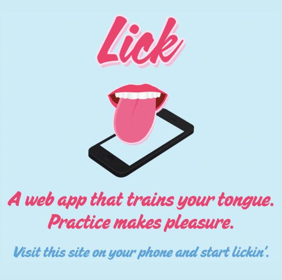 Lick This App te ayudará a poner en forma tu lengua, que es la principal protagonista en el sexo oral.