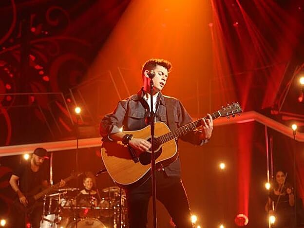 Alfred durante su actuación en la gala 12.