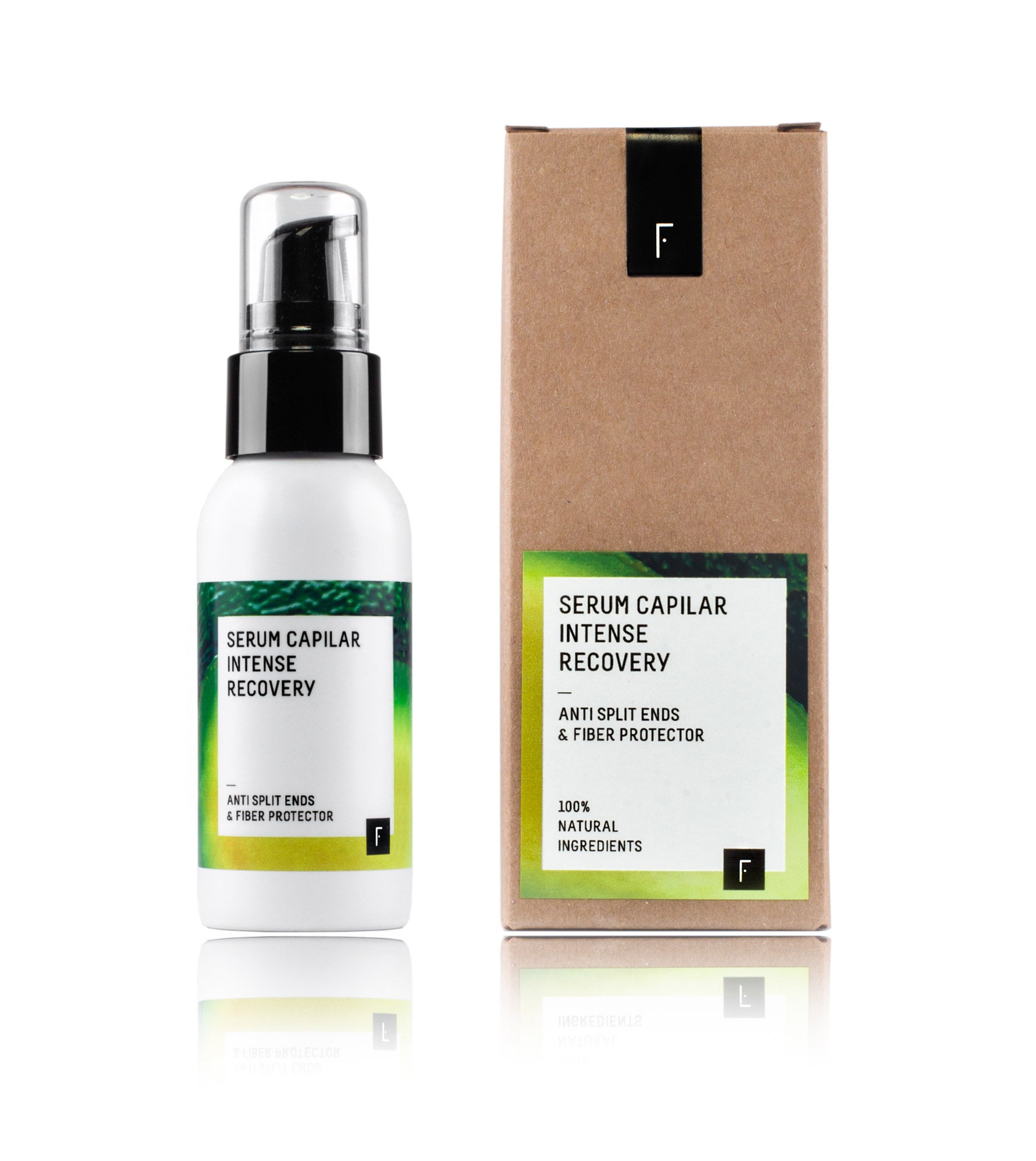 Sérum Capilar Intense Recovery de Freshly Cosmetics. Un buen aliado para cabellos teñidos, para nutrir y reparar. Sin aclarado. (16€)
