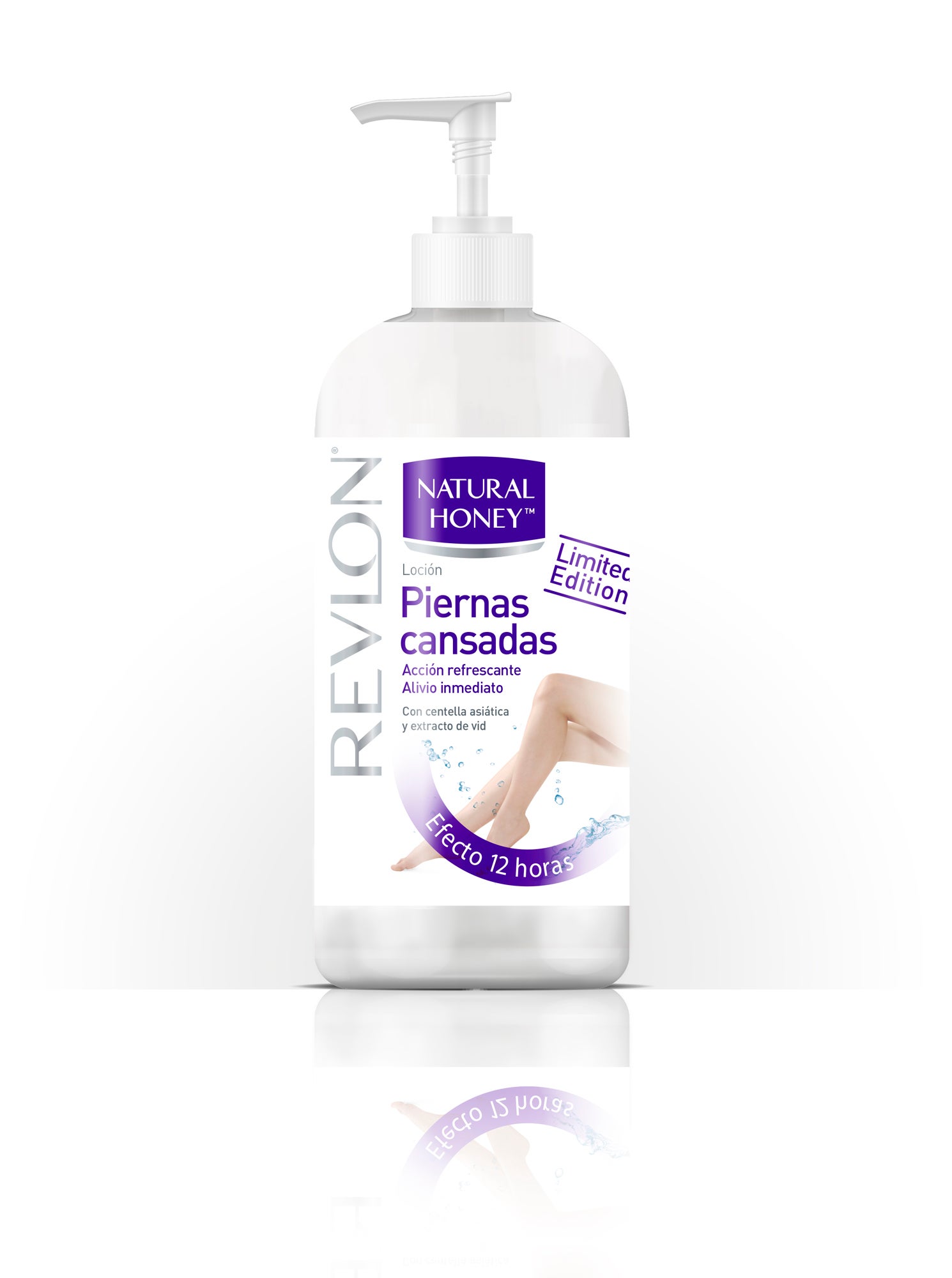 Loción Piernas cansadas de natural Honey. Hidrata y alivia la sensación de pesadez de tus piernas. Formulada con centella asiática y extracto de Vid Roja. (5,10€)