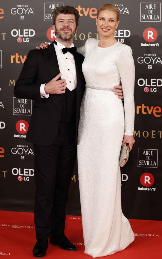 Anne Igartiburu ha posado en la alfombra roja acompañada por su marido Pablo Heras-Casado.