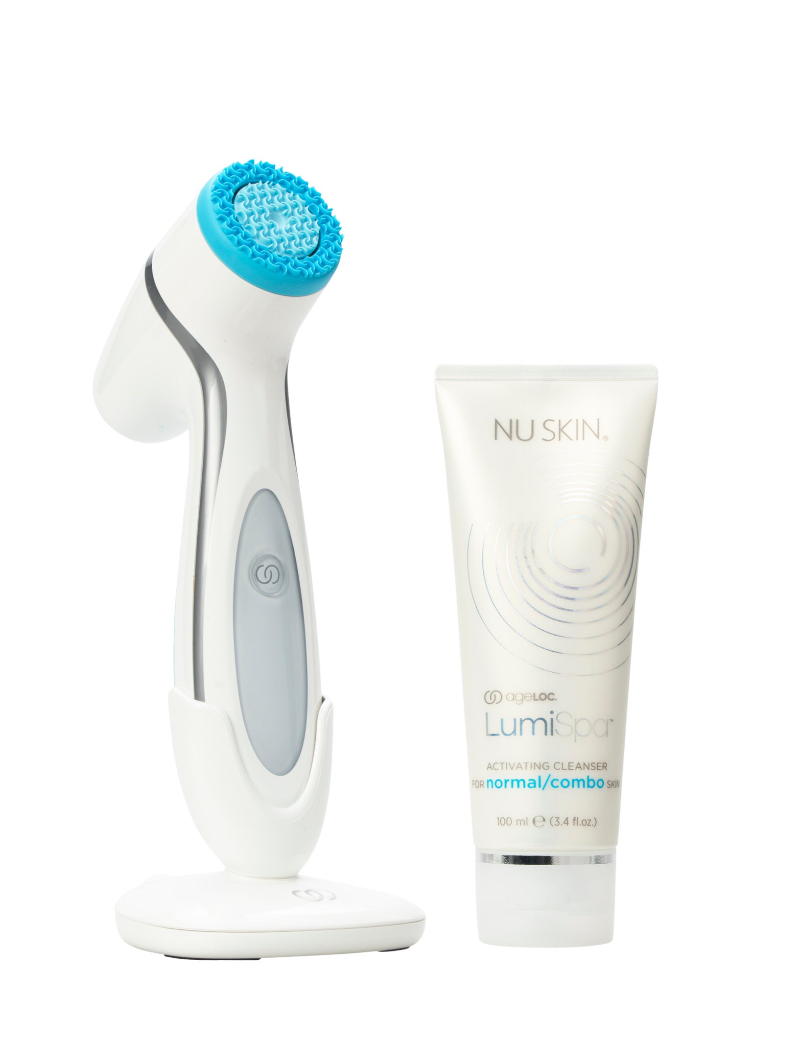 ageLOC LumiSpaTM de Nu Skin. Revolucionario sistema para el cuidado de la piel de doble acción: limpieza profunda y efecto alisador del cutis. (202,31€)