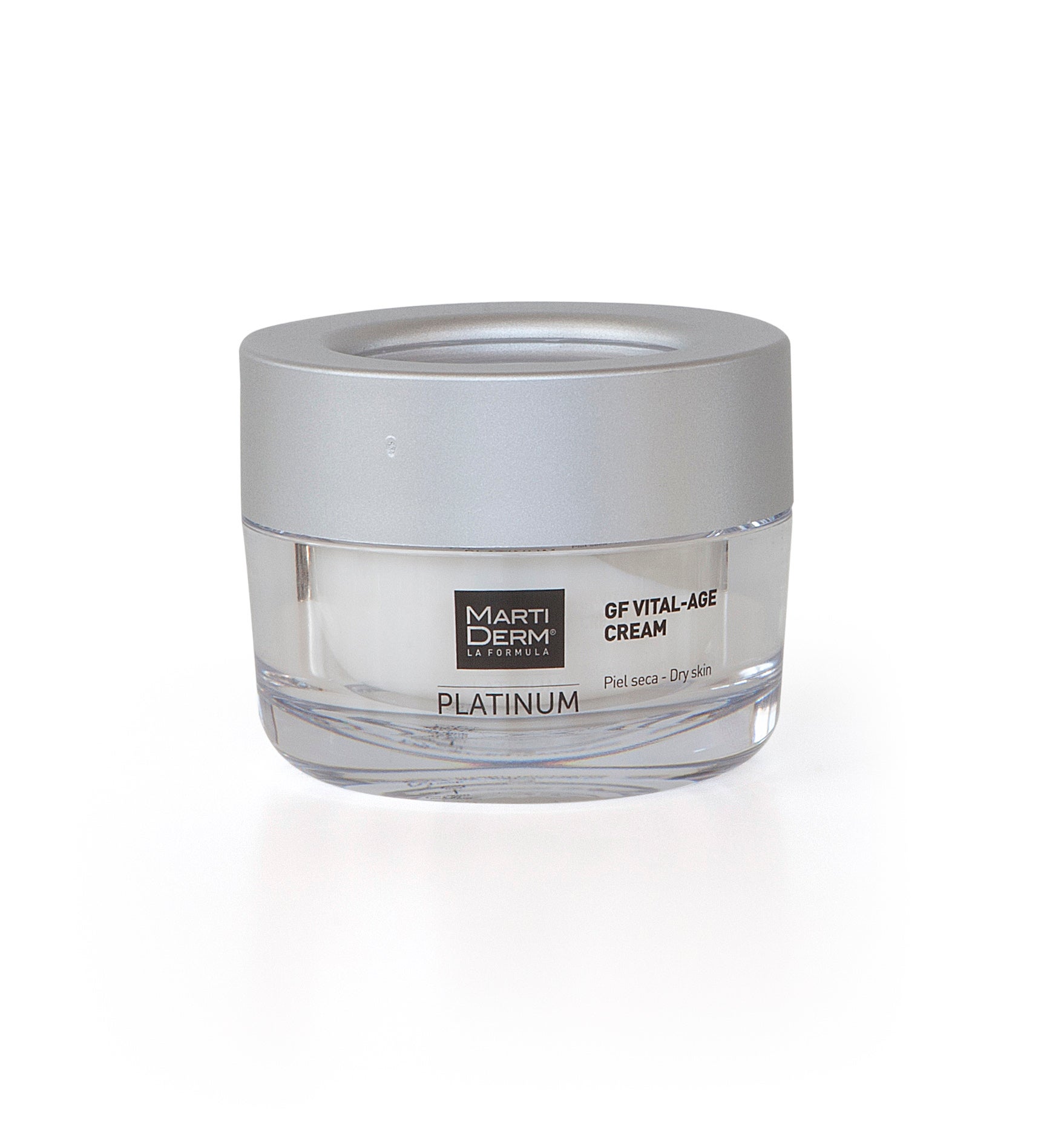 Crema GF Vital-Age de Martiderm. Ofrece una intensa acción hidratante y nutritiva de larga duración a las pieles secas aportando un efecto luminoso. (59,90€)