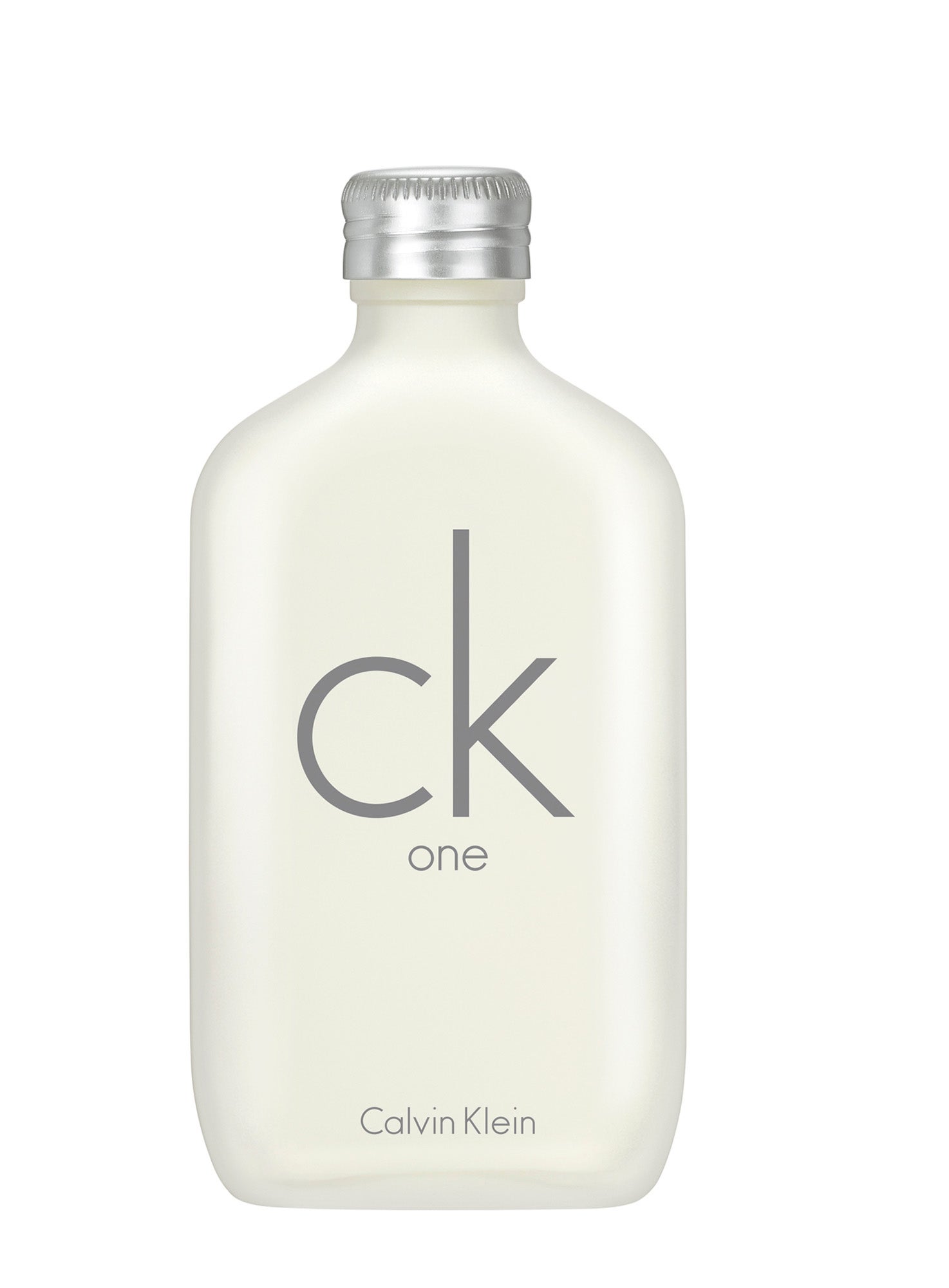 CK One de Calvin Klein. El perfume unisex por excelencia. Combina el energético aroma cítrico con femeninos toques florales y el masculino almizcle. (34,95€, 200ml, Sephora)