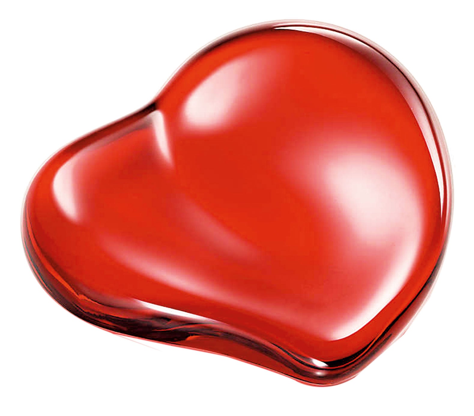 El diseño de Elsa Peretti para Tiffany es un icono del diseño del siglo XX. Esta es su versión en pisapapeles de cristal. tiffany.com.