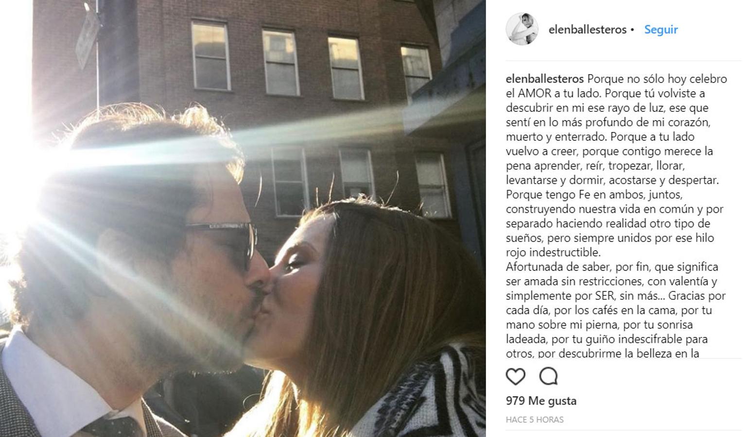 Elena Ballesteros demostraba su amor incondicional por su marido, Juan Antonio Susarte Sánchez-Rex, con este emotivo mensaje.