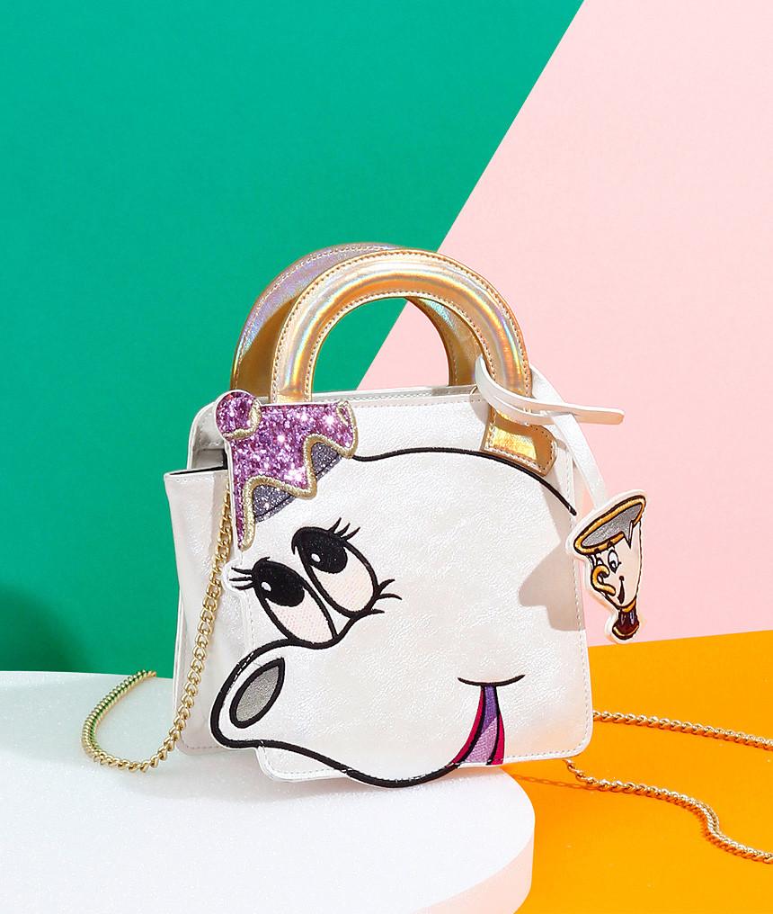 Bolso Mrs. Potts & Chip de la bella y la Bestia: 54 euros.