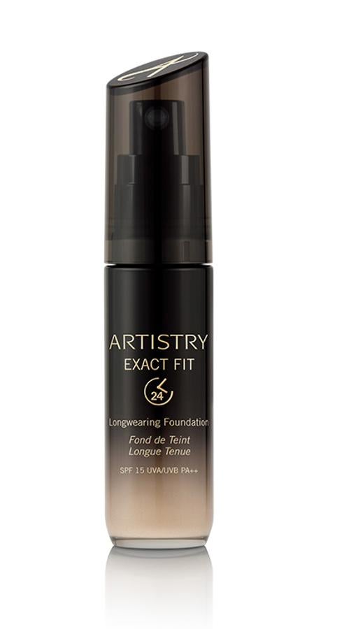 Artistry Exact Fit maquillaje de larga duración. Diseñada para pieles grasas y mixtas, oculta las imperfecciones y mejora el brillo radiante y natural de la piel. (50,40€)