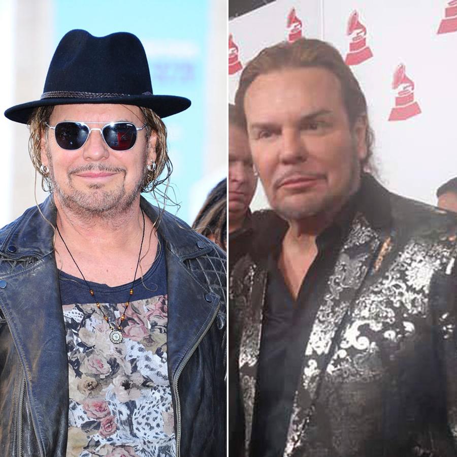 Fher Olvera, de Maná, reapareció con esta nueva imagen, fruto de los retos estéticos, en los Premios Grammy Latinos 2018.