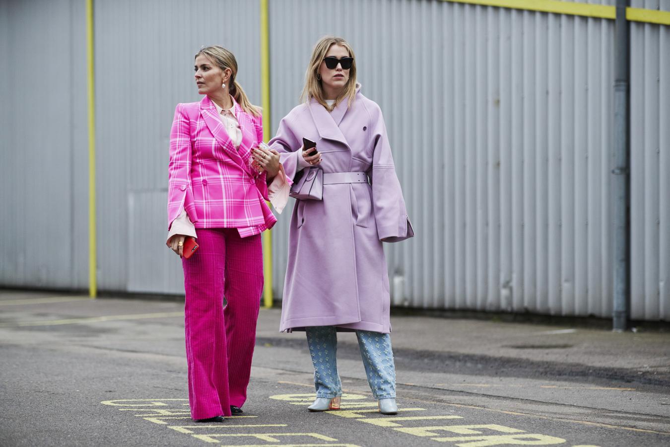 Pana, rosa, cuadros, lila... ¿Pueden haber unos looks más dulces que estos dos?