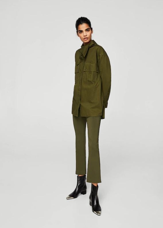 Y que en mango hay un clo en versión low cost. De momento, la chaqueta está agotada, pero el pantalón está a la venta por 25,99 euros.