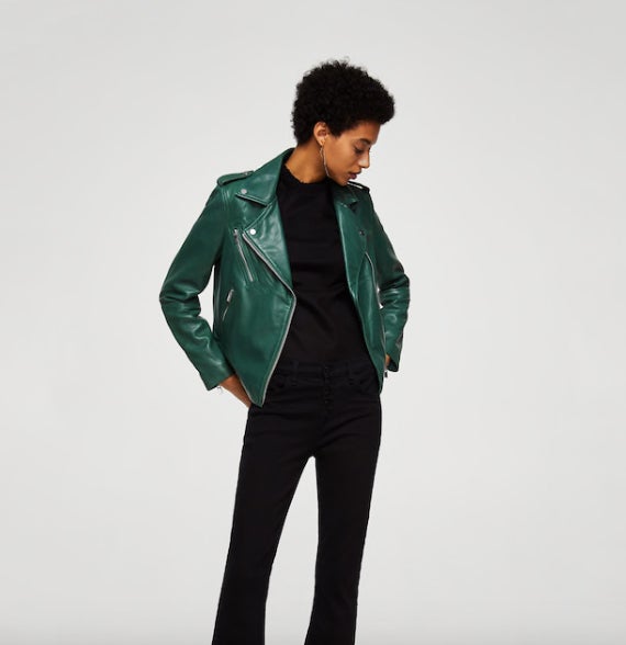 Chaqueta de cuero sintético de Zalando: 63,95 euros.