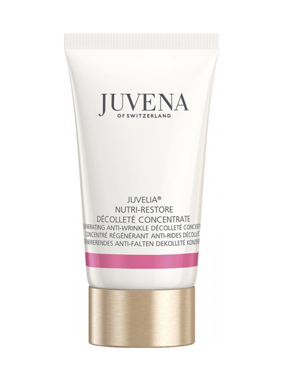 Concentrado Escote Juvelia de Juvena. Reduce las arrugas de la piel en el cuello y el escote. Y estimula a las células madre para la producción de nuevas células (83,20€, en El corte Inglés)