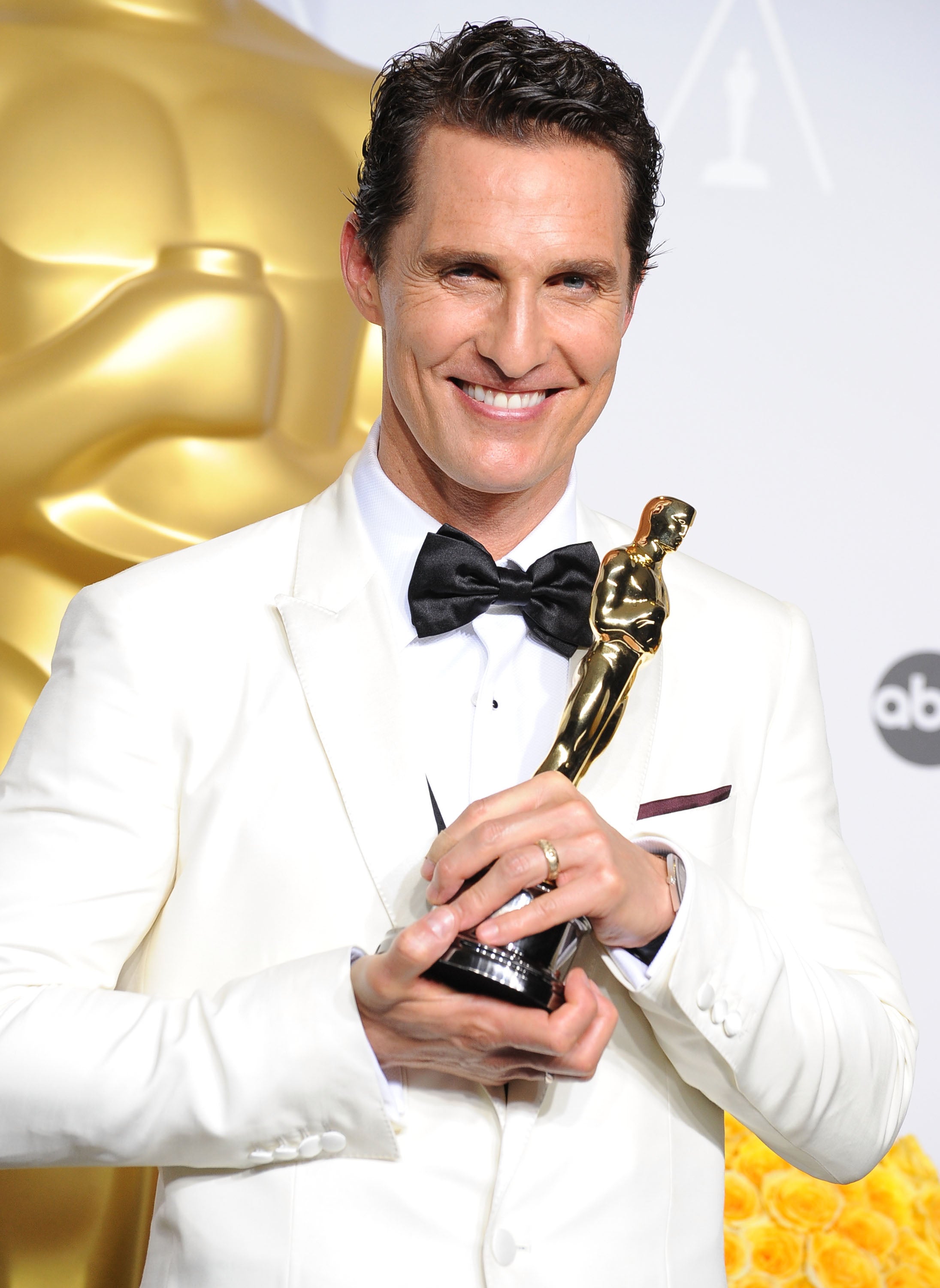Una atractiva sonrisa se paseó por la Alfombra Roja de los Oscar 2014. Decían que su dueño se llamaba Matthew McConaughey y que había ganado un premio.