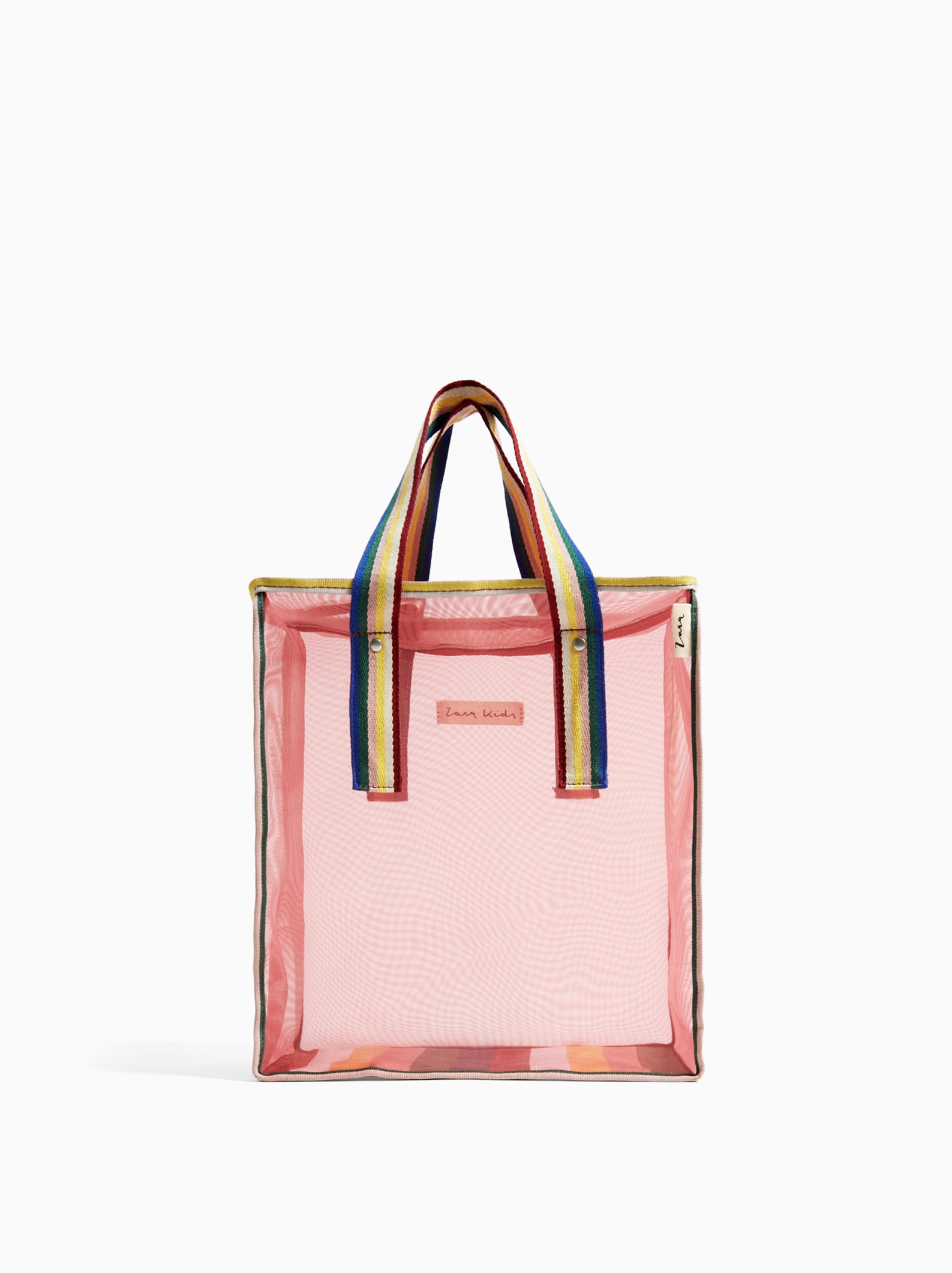 Shopper de rejilla de Zara Kids: 19,95 euros.