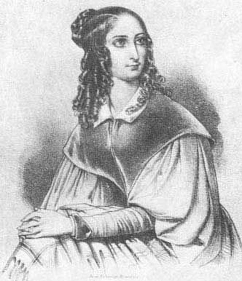 Flora Tristán, una de las protagonistas de los movimientos sufragistas. Fue también escritora, pensadora socilista y feminista francesa.