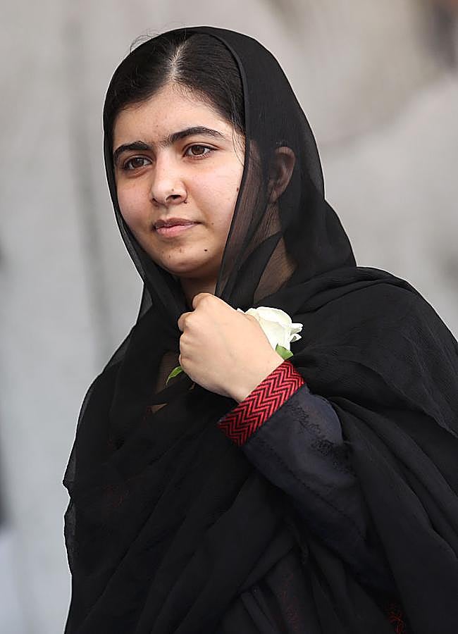 Malala Yousafzai, estudiante y activista pakistaní. Obtuvo el Premio Nobel de la Paz 2014