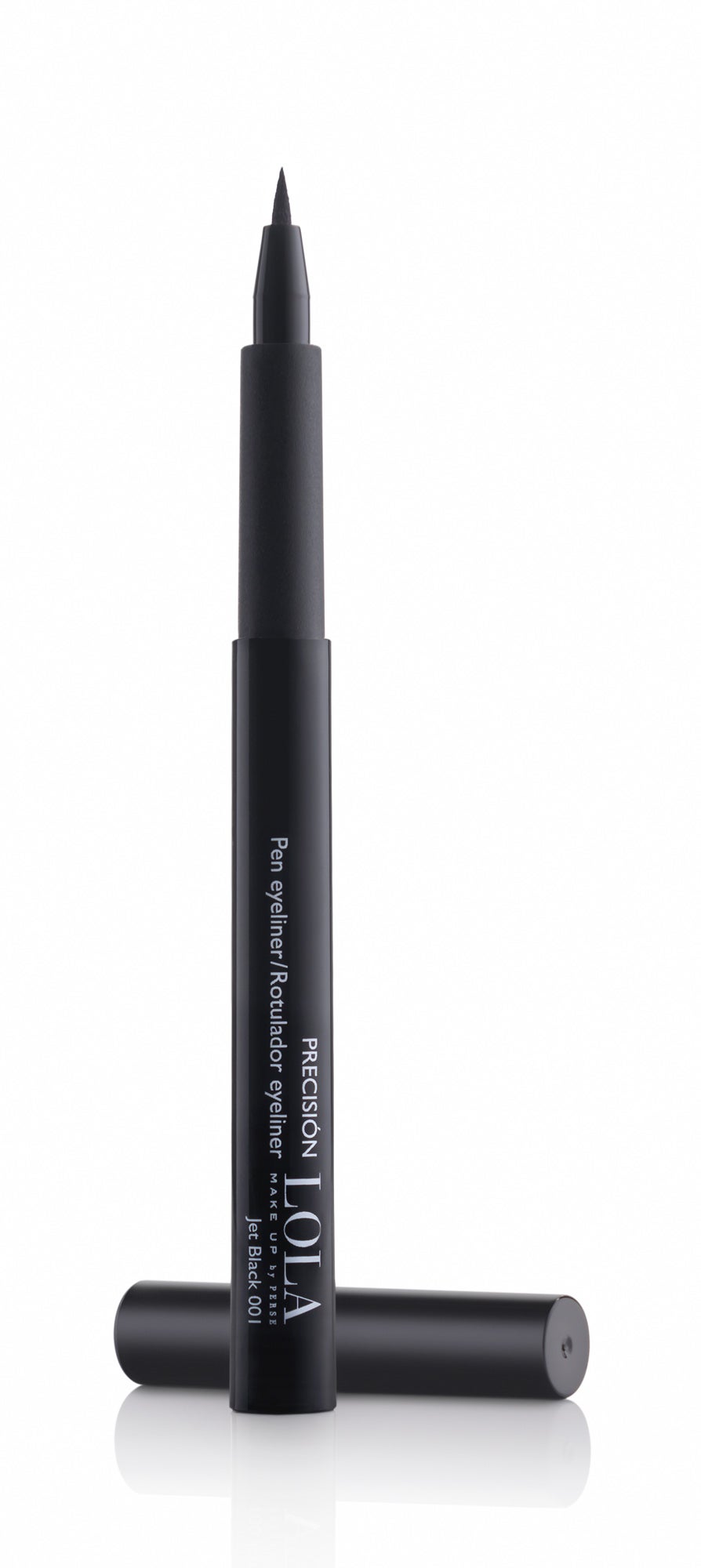 Rotulador eyeliner Jet Black de Lola Makeup. Eyeliner de fácil aplicación, y secado rápido lo que garantiza una larga duración. Color negro. (12,15€).