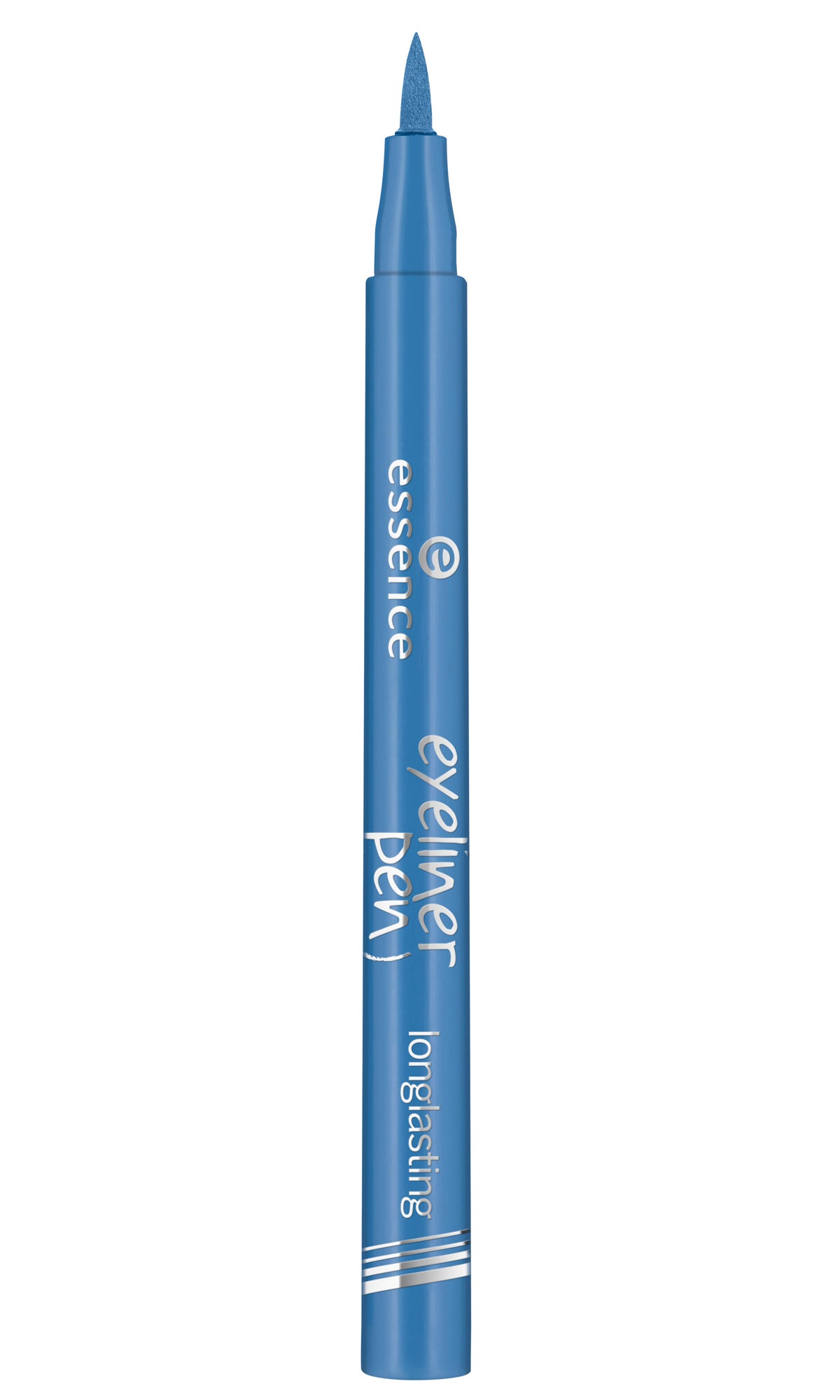 Eyeliner Pen Longlasting de Essence. Eyeliner de larga duración con el que conseguirás el estilo más perfecto en cuatro nuevos tonos brillantes ideales para la primavera. (2,99€)