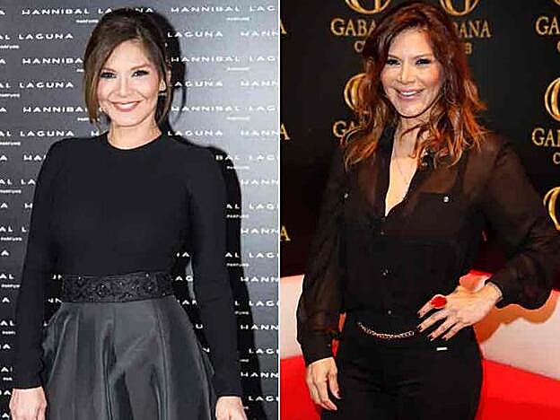 A la izda., Ivonne en una imagen de hace un par de meses. A la dcha., en la foto de este fin de semana.