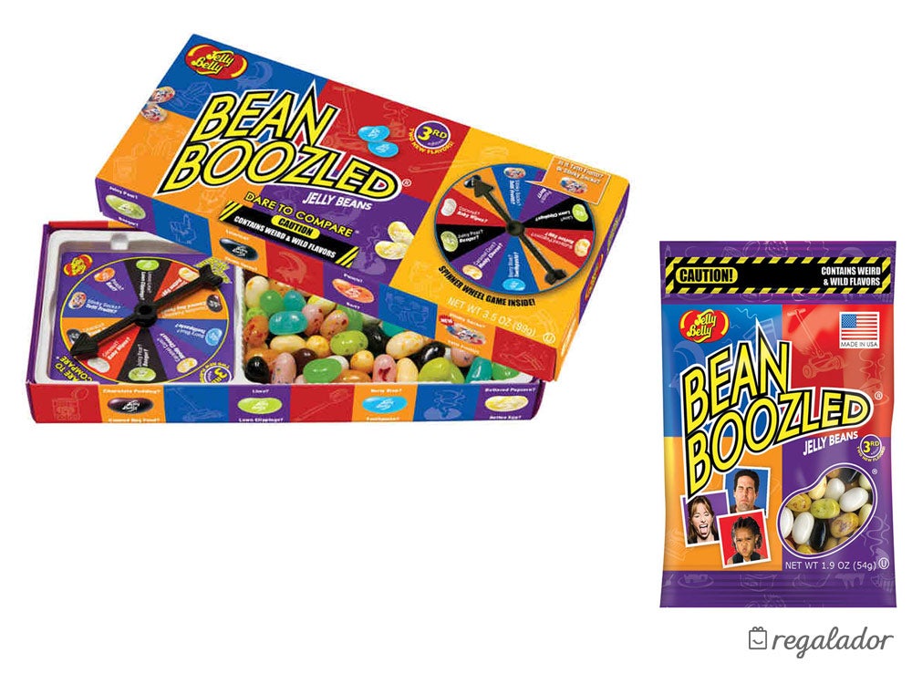 Y si nos estábamos saltando la línea con las tostadas, “Jelly Bean Boozled” es el divertidísimo juego de los sabores. ¿Qué te tocará a ti? 16,95€