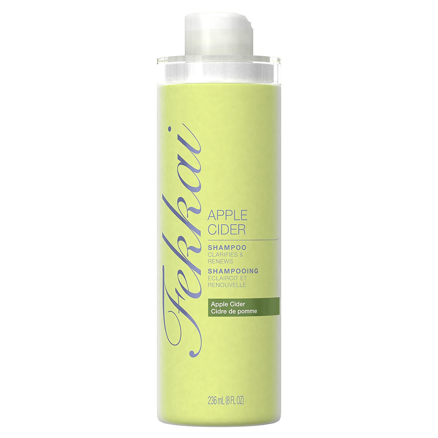 Apple Cider Shampoo de Fekkai. Enriquecido con vinagre de sidra de manzana, además de extractos de manzana, salvia, romero, verbena y kukui para limpiar profundamente e hidratar. (16€)