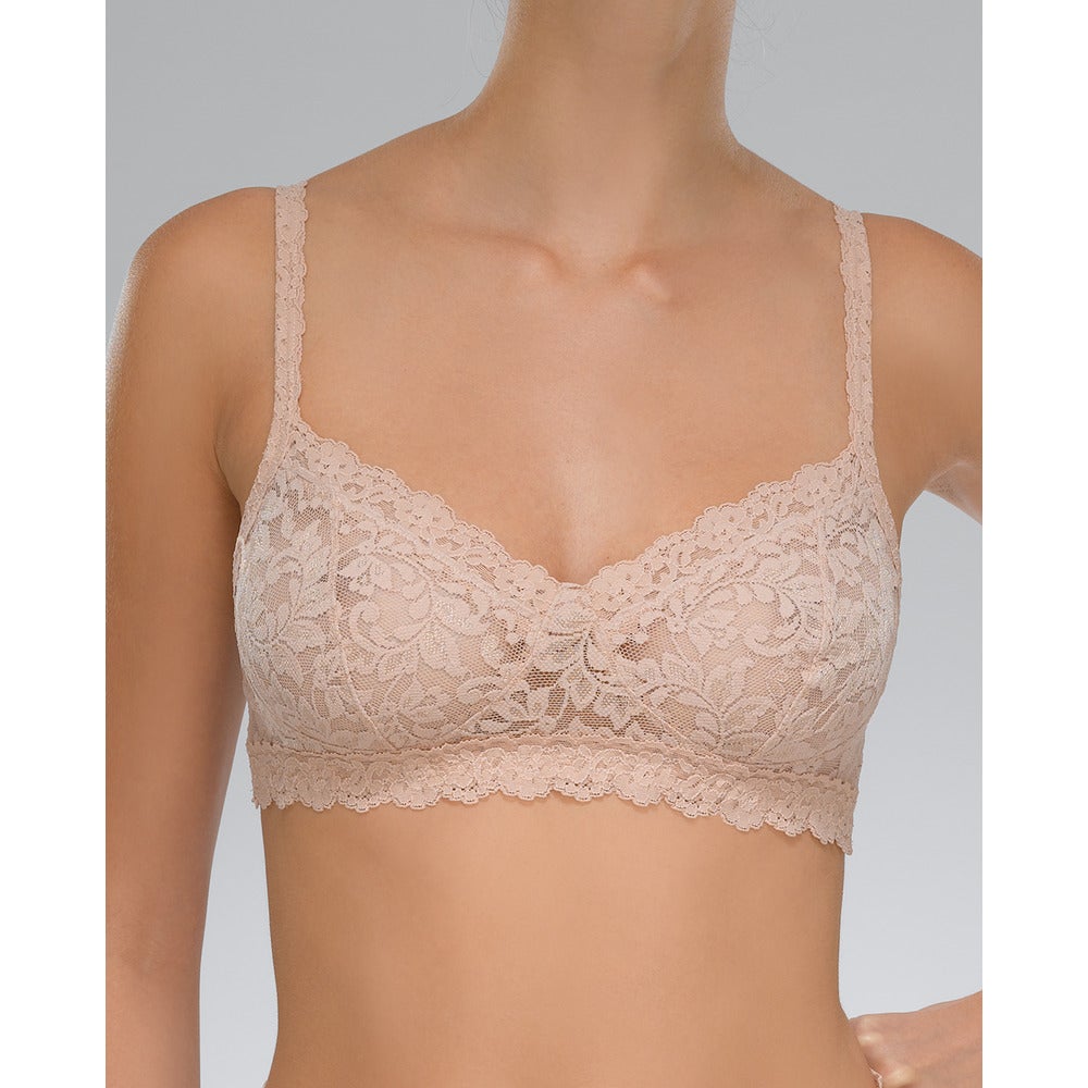 Sujetador nude de encaje de Hanky Pank. Precio: 69 euros.