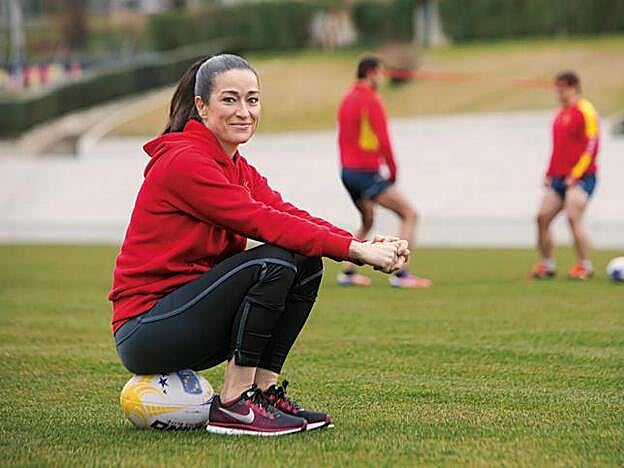 Mar Álvarez, preparadora física de la Selección española de Rugby.