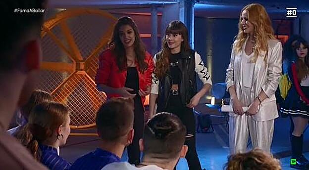 Ana Guerra y Aitana dieron algunos consejos a los alumnos de 'Fama'.